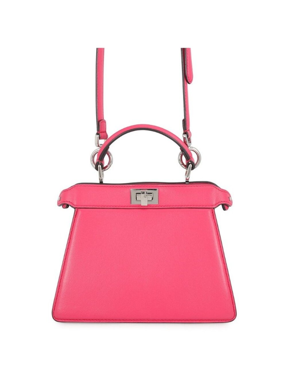 Fendi Handbag Peekaboo ISeeU Petit Leather 2-Way